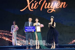 Thí sinh Vũ Phương Thảo đoạt danh hiệu Người đẹp xứ Tuyên năm 2022