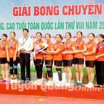 Tuyên Quang giành 2 huy chương và 1 giải khuyến khích tại Giải bóng chuyền hơi trung, cao tuổi toàn quốc