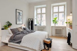 Phòng ngủ phong cách Bắc Âu đơn giản