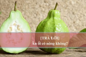 Trả lời thắc mắc ăn ổi có nóng không?