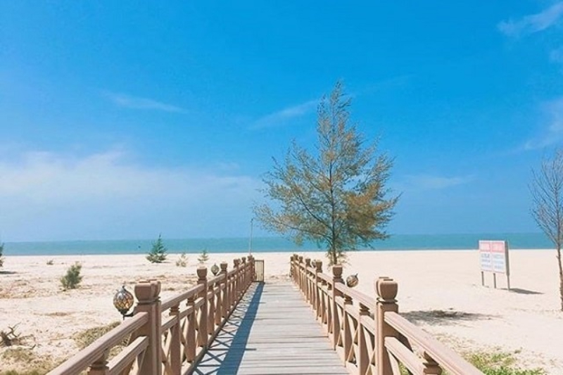 Điểm độc đáo của bãi biển Bình Châu