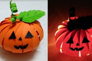 Hướng dẫn 3 cách làm quả bí ngô Halloween bằng giấy dễ nhất