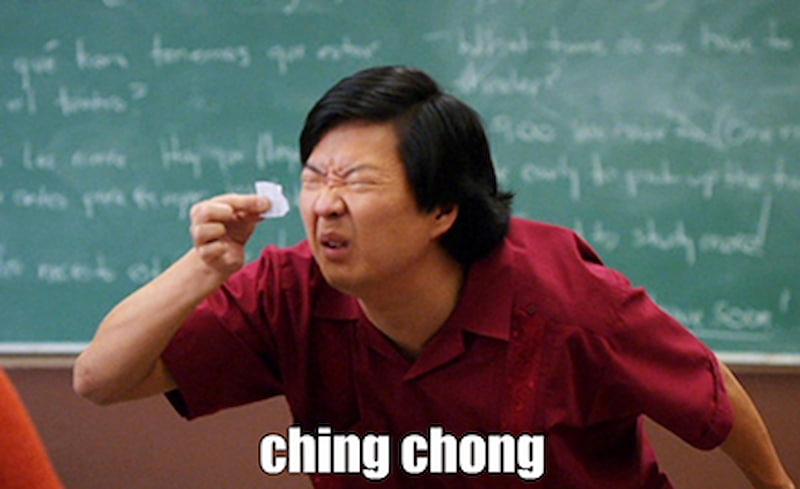 Những lưu ý khi sử dụng từ Ching Chong