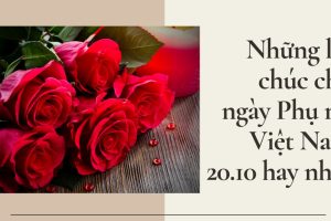 TOP 60+ lời chúc ý nghĩa chúc mừng ngày Phụ nữ Việt Nam ý nghĩa nhất