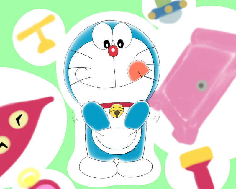 Chiếc túi thần kỳ là bảo bối quen thuộc của Doraemon