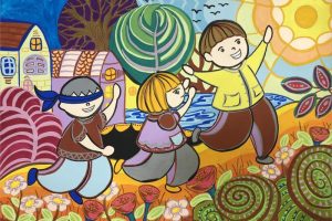 Làm tranh sáng tạo cho trẻ em mầm non cực đơn giả và đẹp